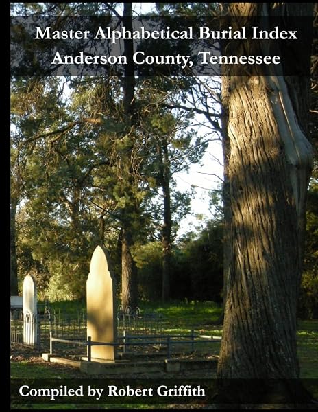 Cover of Master Alphabetical Burial Index: Anderson County, Tennessee